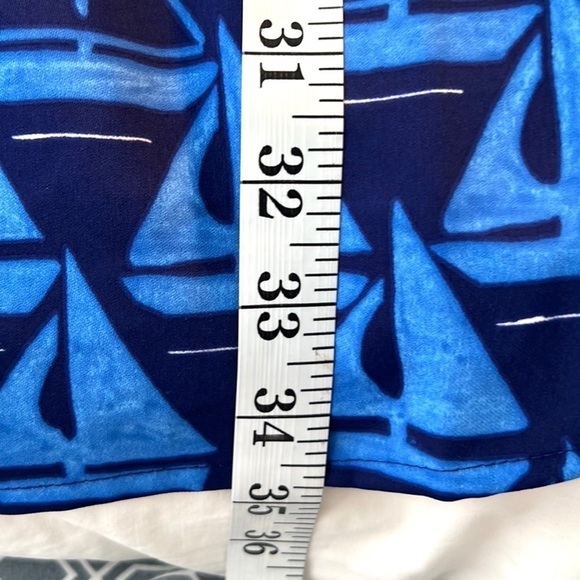 ⚓️St Tropez West,Ships Ahoy, Nautical Sailboat Trapeze Dress,Cover-Up,Size Med. - Picture 11 of 11